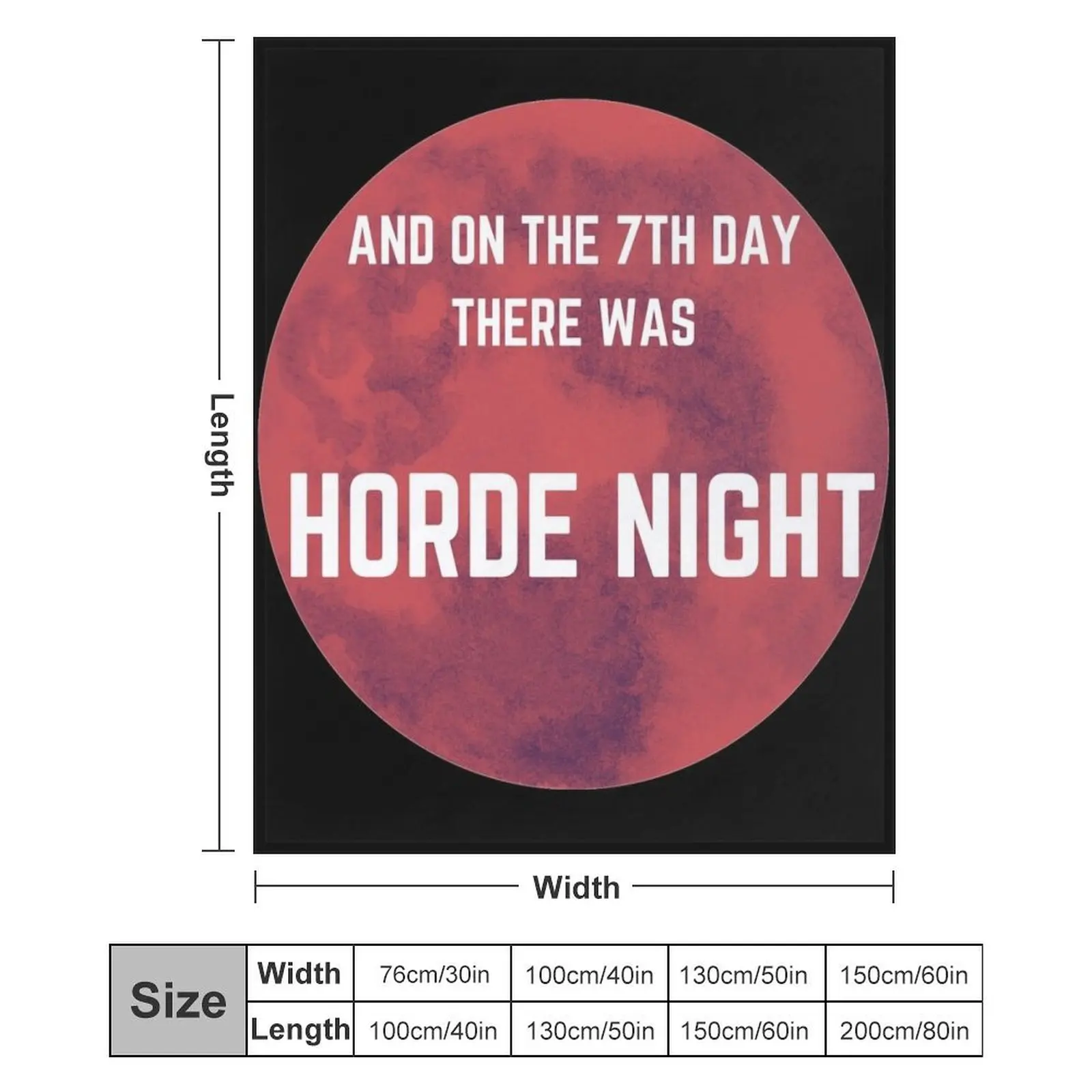 Зомби 7-дневное одеяло Funny Gamer Horde Night