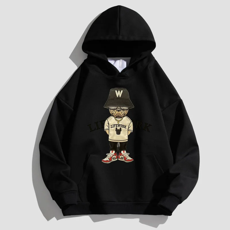 

Lifework A Versatile Basic Printed Sweatshirt Oversized S-5XL Streetwear Korea Men And Women Comfortable Casual Hoodies