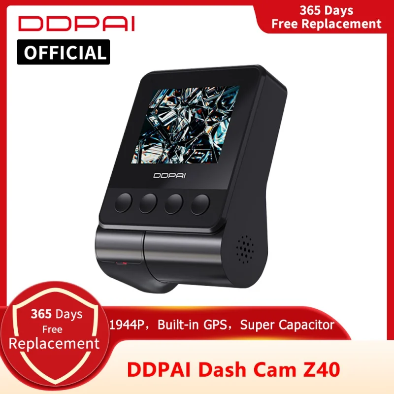 

Видеорегистратор DDPAI Z40, 1944P, GPS, Wi-Fi, 24 часа