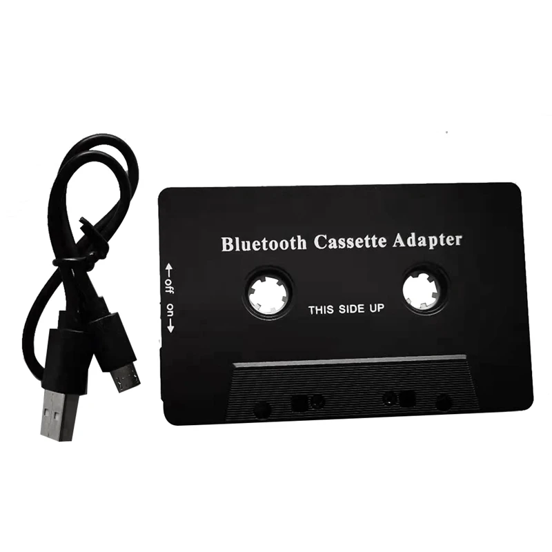 Universal Cassette Bluetooth 5.0 Car Tape Aux Stereo Adapter With Mic For Phone MP3 AUX Cable CD Player