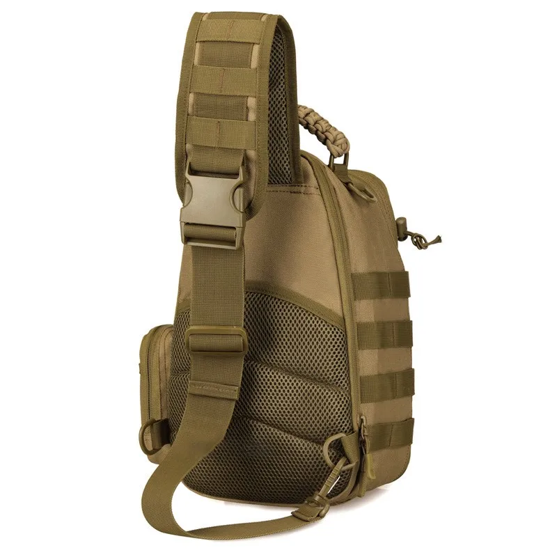 Men Outdoor Sports Climbing Camping Hunting Trekking Fishing Army Military Tactical Molle Shoulder Bag Crossbody Chest Backpack