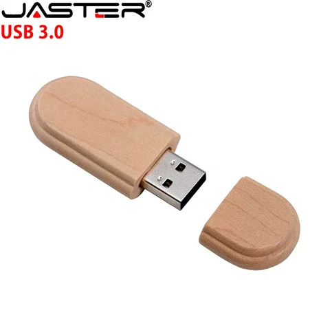 USB-флеш-накопитель JASTER деревянный с коробкой, 3,0/64/32/128 ГБ