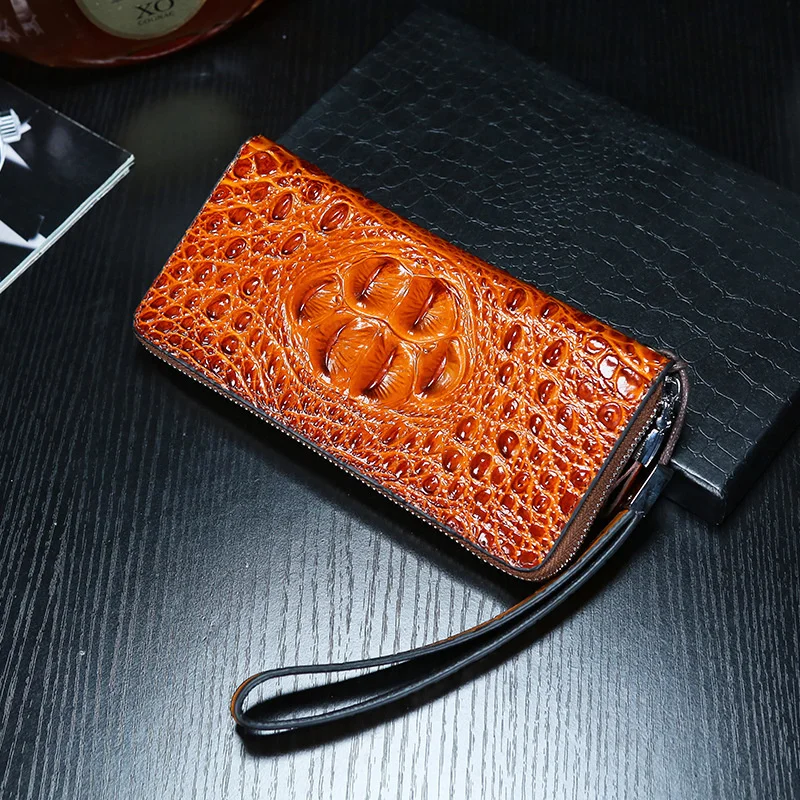 Woman Wallet Men Clutch Bags Cowhide Men's Large Capacity Personalized Luxury Fashion Genuine Leather Purse Wholesale Purses