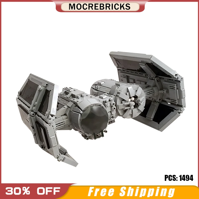 

MOC-13952 большая звездная Боевая машина Tie Bomber космическая война Кино строительные блоки игрушка детский Рождественский подарок