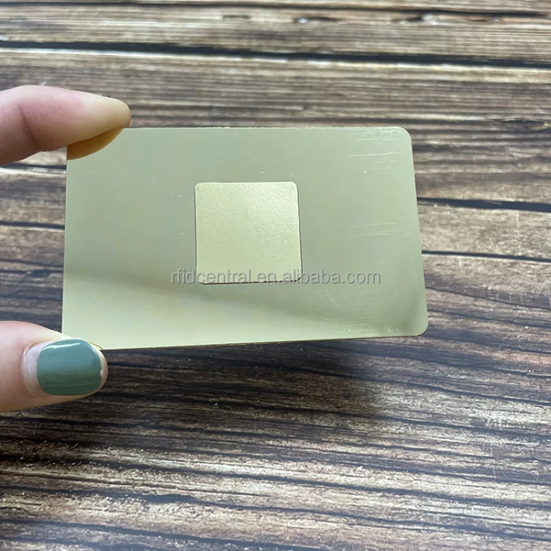 

Пользовательский дизайн зеркальная/матовая золотая металлическая визитная карточка NFC Серебряная смарт-карта из нержавеющей стали