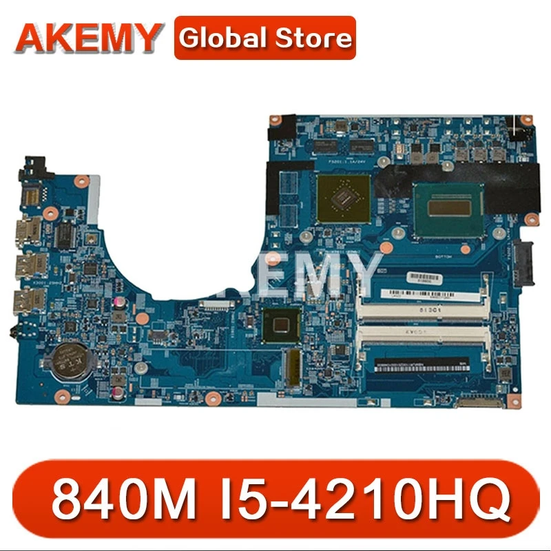 

Akemy NB.MQR11.006 14204-1M 448.02G06.001M for acer aspire VN7-791 VN7-791g laptop motherboard SR1Q0 I5-4210HQ 840M