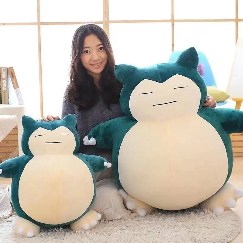 

Anime 30cm~50cm Kawaii Pokemon Snorlax Stuffed Toys Cartoon&Cute Plush Dolls Throw Pillow Birthday Gift For Kids Friends Boys