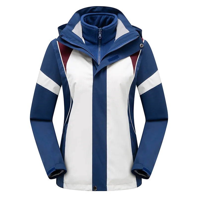 

Camping Winter Outdoor Two In One Sports Windproof School Uniform Autumn And Waterproof Warm Female Student Stormsuit