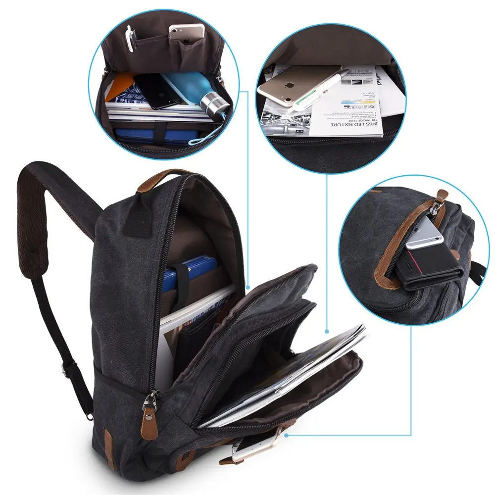 Multi-Function Extra Large Capacity Backpack Laptop Backpack, Elegant Travelling Backpack Casual Daypacks School Work Shoulder B