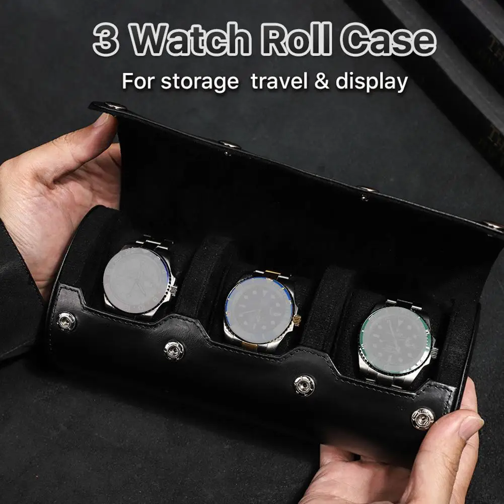 

Портативный кожаный держатель для часов в рулоне, для путешествий
