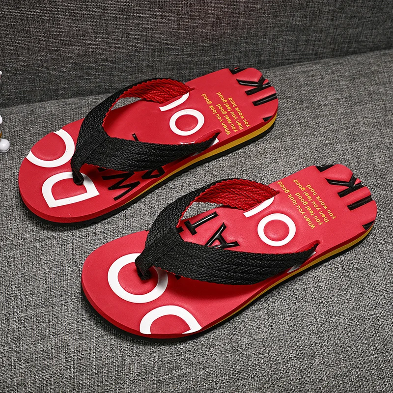 

Men Beach Slippers 2022 Summer Man Flip Flop Outdoor Seaside Slippers Comfortable EVA Slippers Male Casual Slides Light Weight