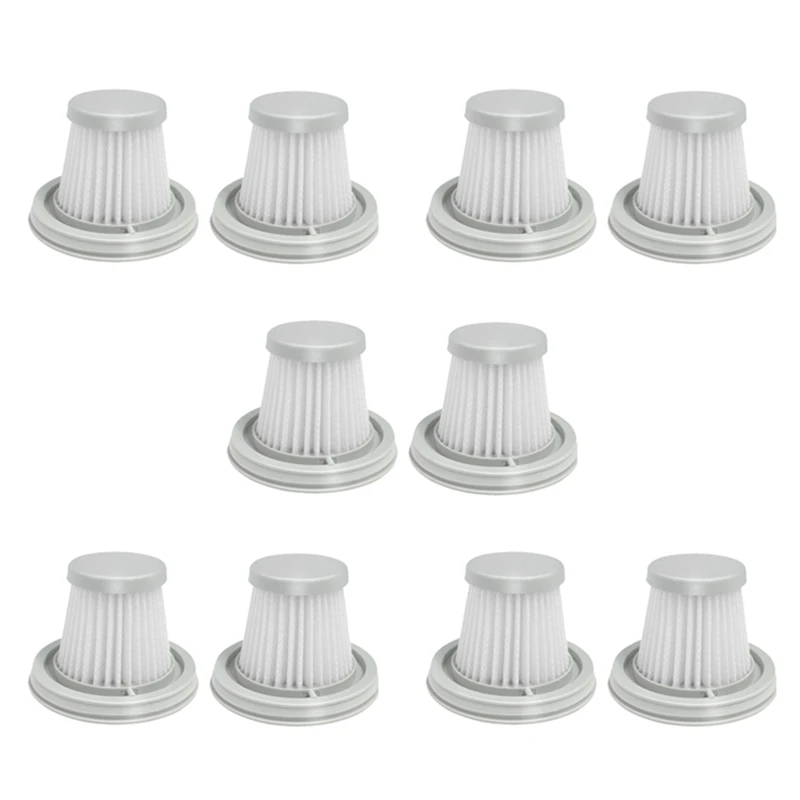 

10PCS HEPA Filter For XIAOMI MIJIA Handy Vacuum Cleaner Home Car Mini Wireless Washable Filter Spare Parts Accessories