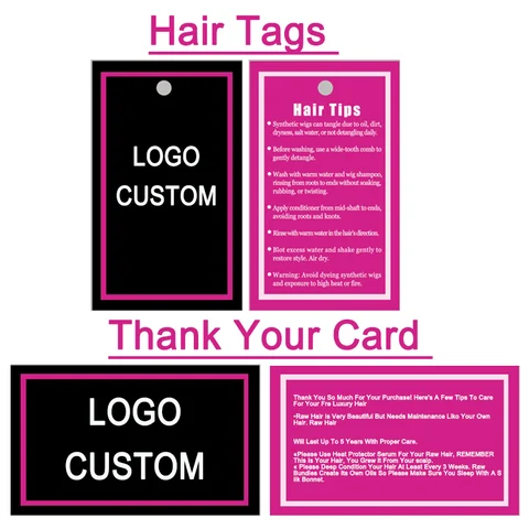 500 шт. открытки с благодарностью, визитная карточка, заказ, открытка с благодарностью, логотип для вечеринки, индивидуальные картонные бирки для пучков волос