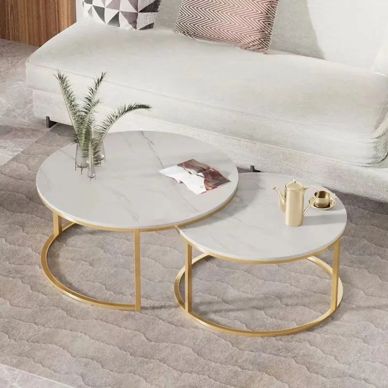 

Tea Table living room table circular 80 + 60CM