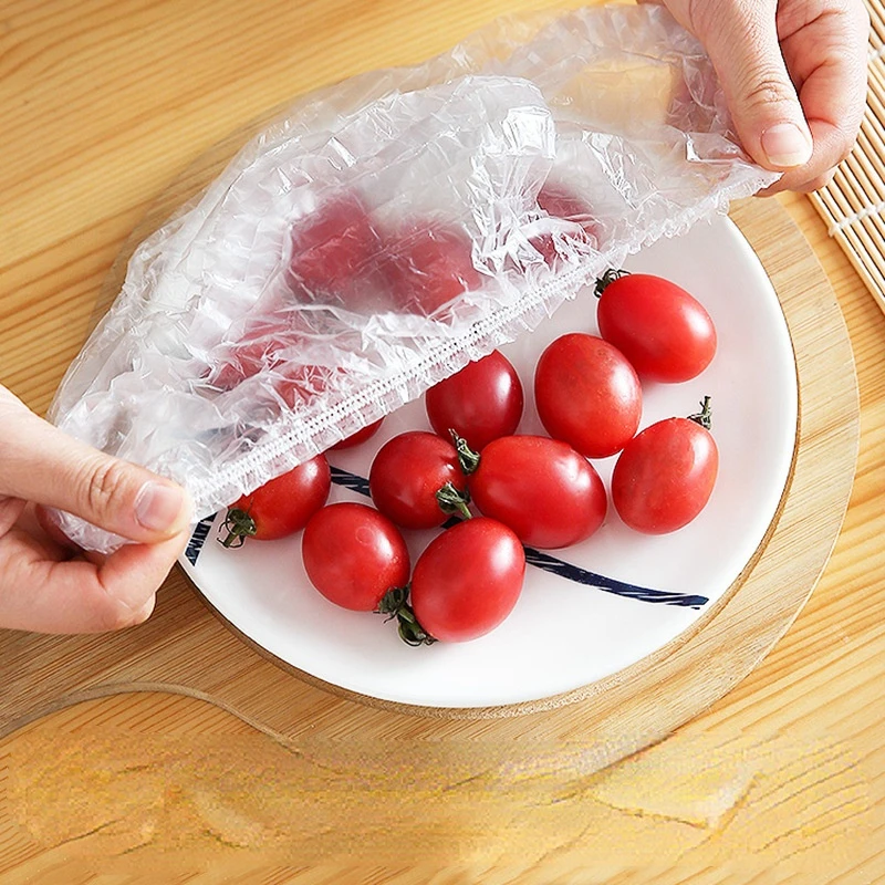 

Household Thickened Disposable Plastic Wrap Sleeve Refrigerator Food Anti-smell Bowl Cover Fresh-keeping Sleeve Elastic Mouth