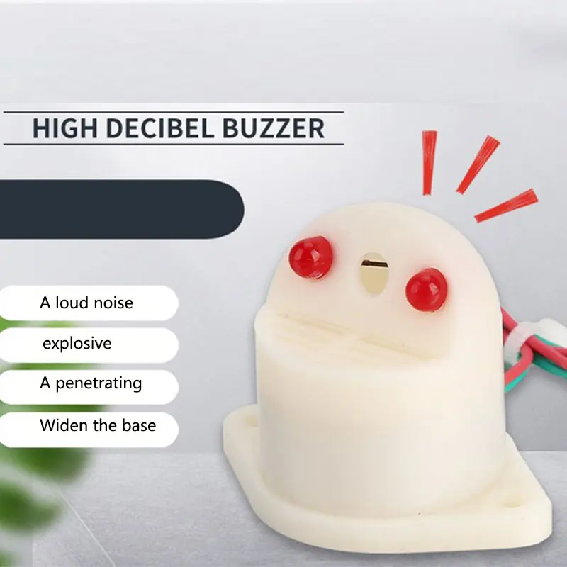 

High-decibel Electronic Buzzer Beep Alarm 6-24V Acousto-optic alarm Indicator light