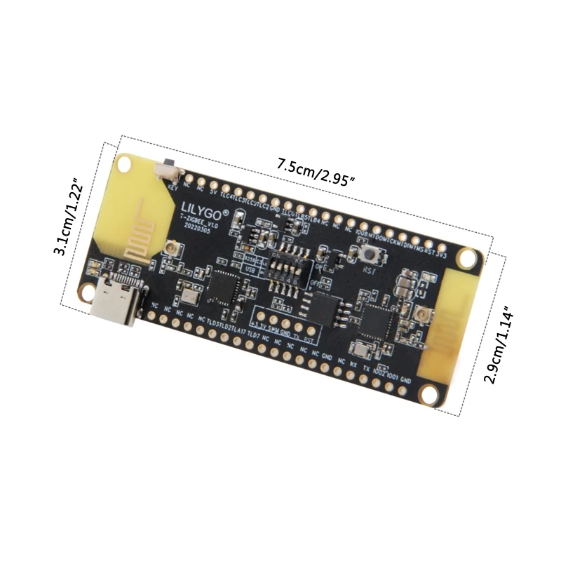 ESP32-C3 T-Zigbee Беспроводная плата разработки совместимая с Wi-Fi и Bluetooth умное