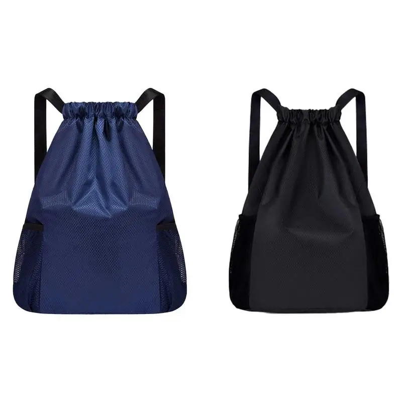 

Sports Drawstring Backpack Large Capacity Gym Bag For Men Folding Waterproof Backpack For Cycling Football Basketball Fitness