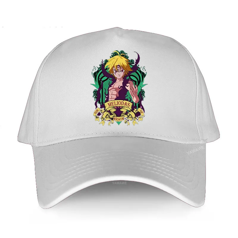 

Men's Fashion cotton printed Hat brand original Cap The Seven Deadly Sins Anime Unisex Breathable Baseball cap Boyfriend hats