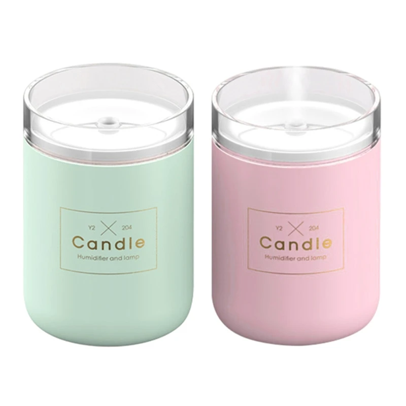 

20CC 280ML Candlestick Night Light USB Humidifier Air Humidifier LED Candle Ultrasoni