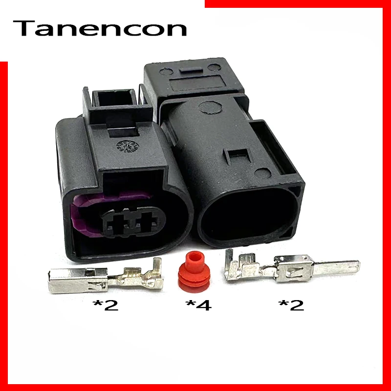 

2 Pin Horn Injector Plug Connector for Passat Golf Cayenne A3 A4 A6 4D0971992