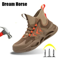labor insurance shoes anti smashing anti piercing steel toe light protective shoes mens work shoes safety work shoes