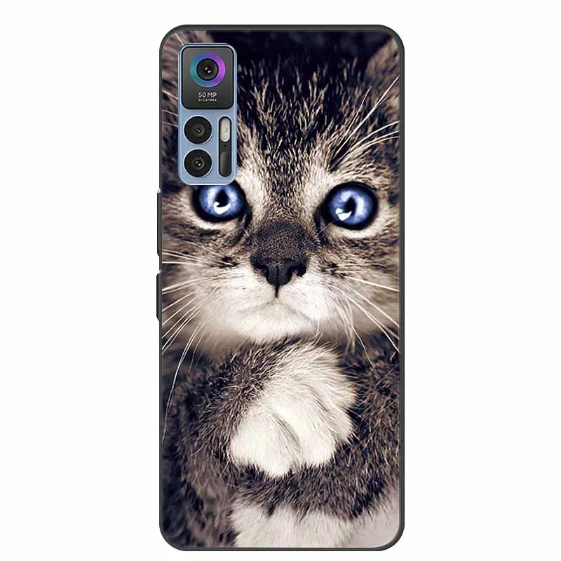 Чехлы для TCL 30 5G Plus Модные мягкие силиконовые чехлы из ТПУ Задняя крышка Funda T776H