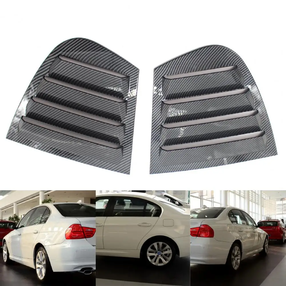 

Side Window Shutters Anti-corrosion Rear Window Triangular Scoops 51347060211 51347060212 Robust ABS Side Window Louvers