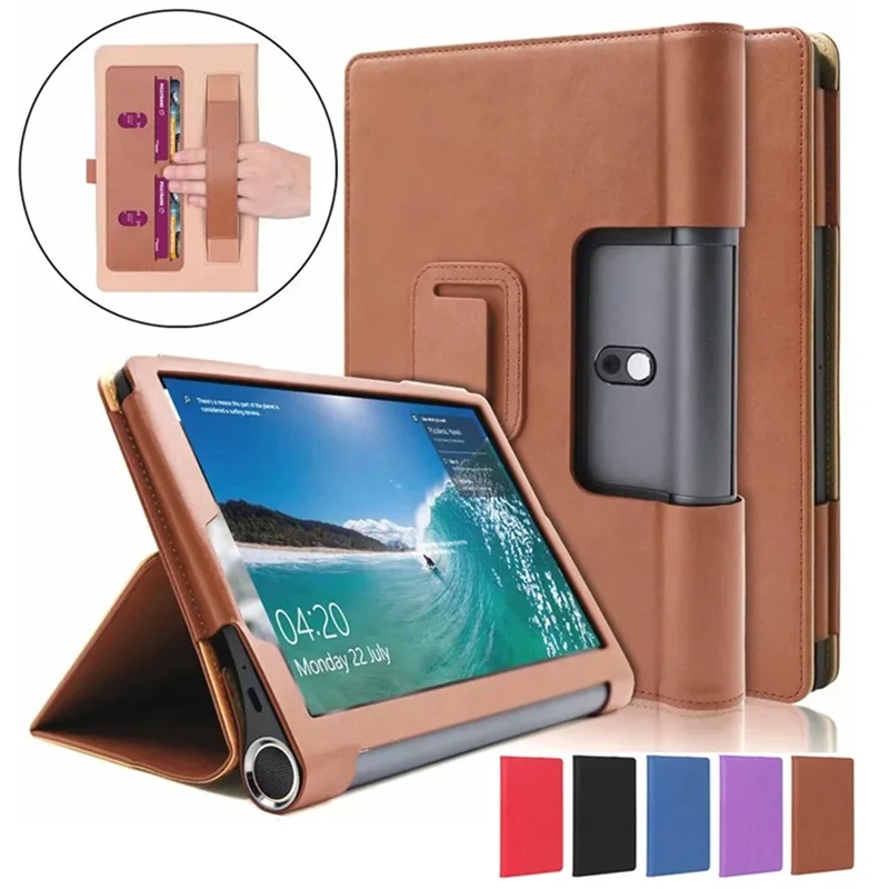 

Чехол для планшета Lenovo Yoga Smart Tab 10,1 дюймов, кожаный чехол-книжка премиум-класса для Funda Lenovo Yoga Tab 5