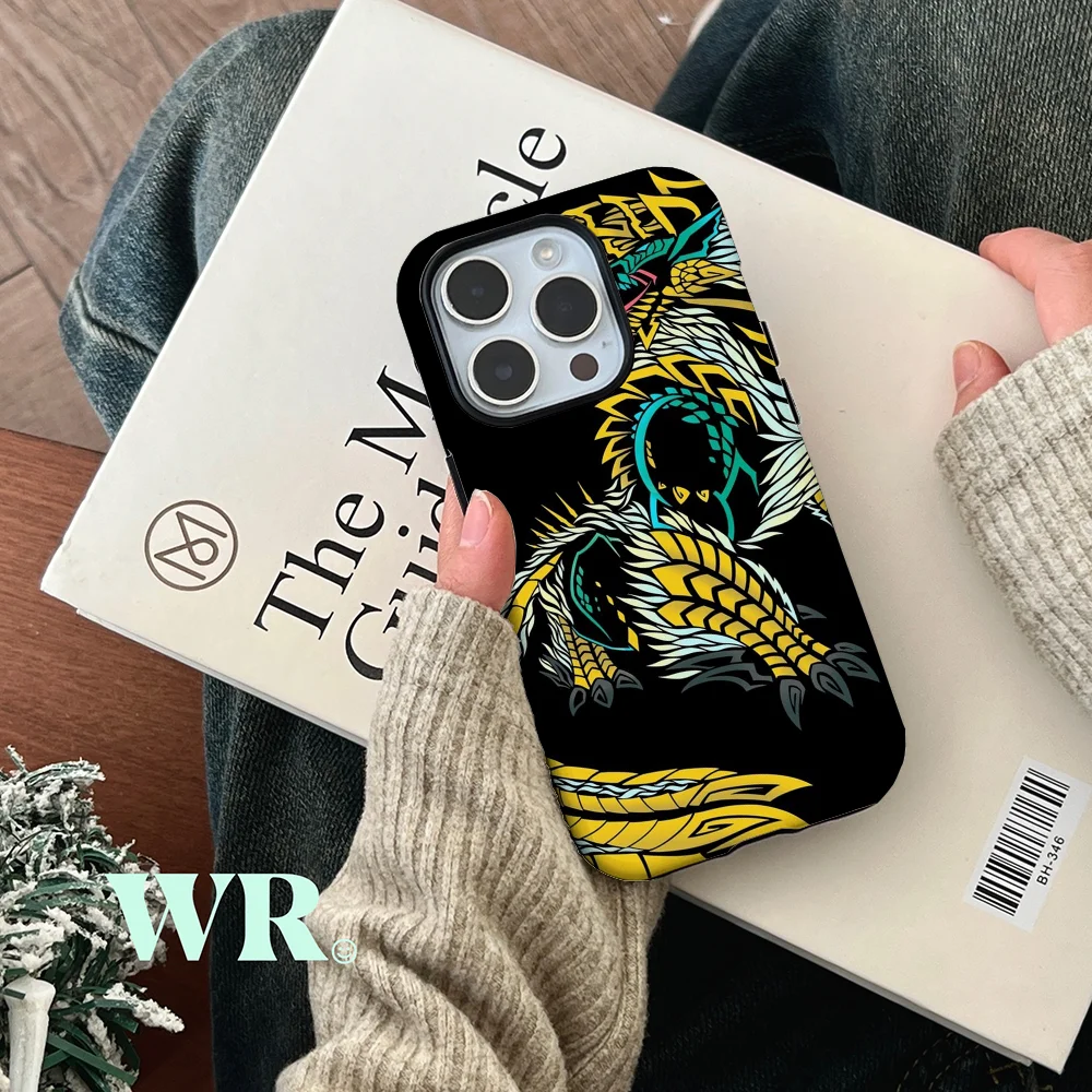 Monster Hunter — чехол для телефона Zinogre пленочный iPhone 16 15 14 13 12 11 Pro Max Plus