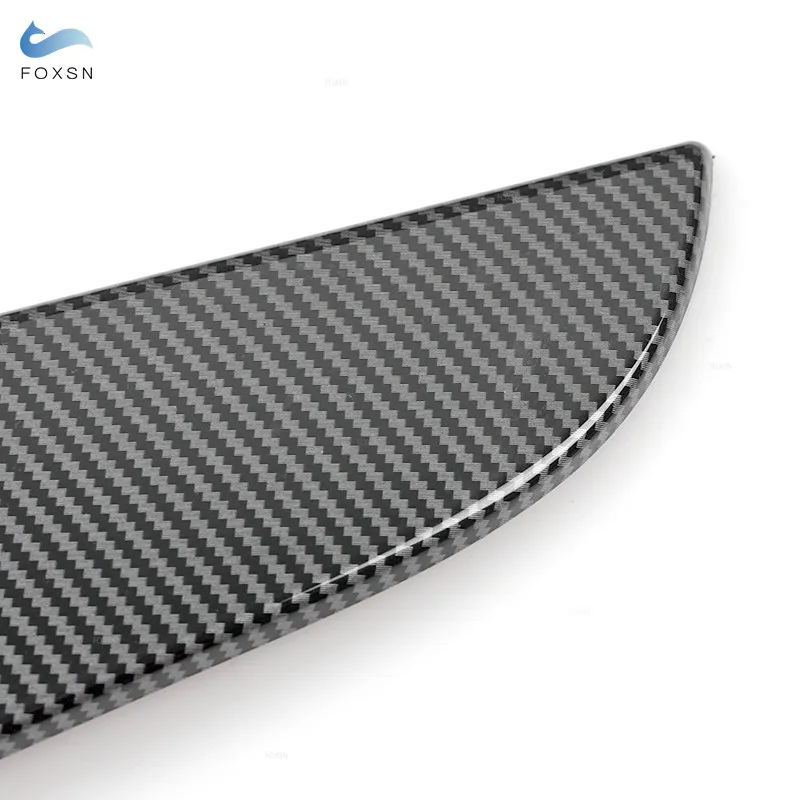 Автомобильный Стайлинг ABS текстура углеродного волокна внутренний дверной