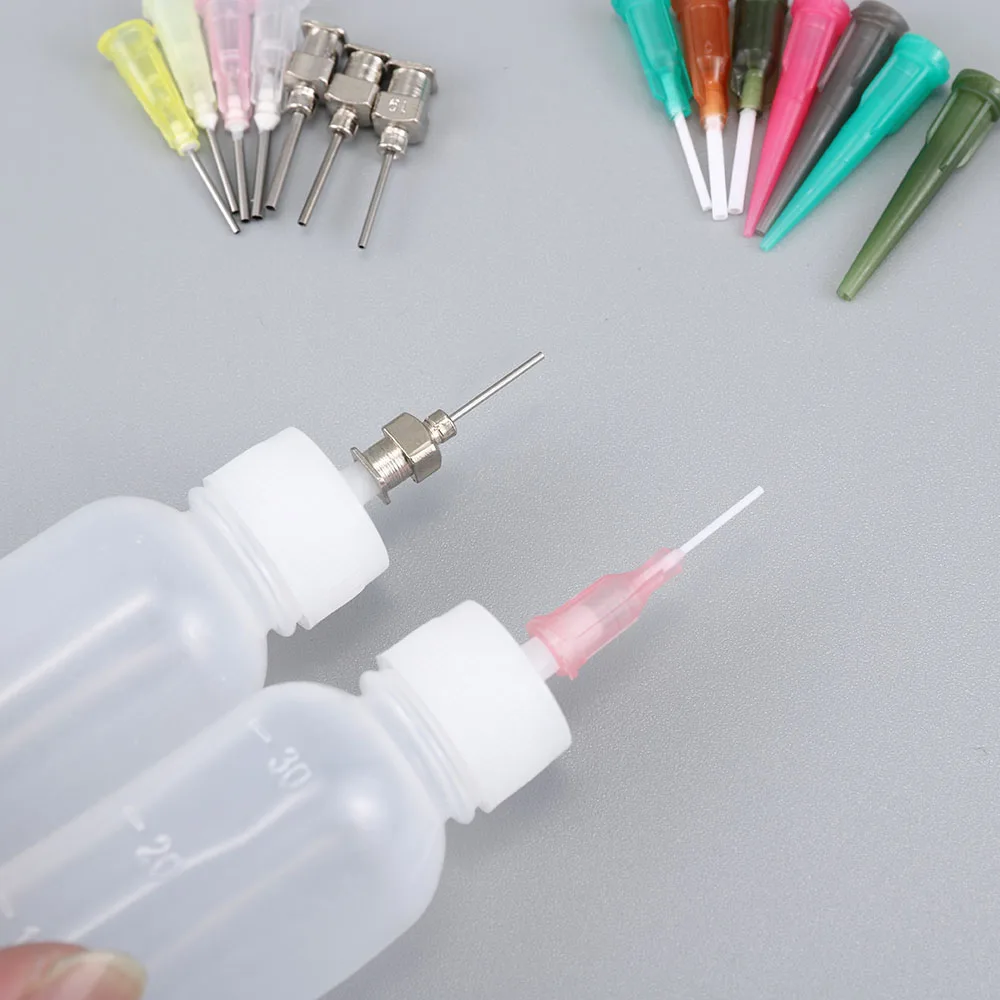 2 бутылки 16 насадок аппликатор хны набор бутылок для искусственной краски