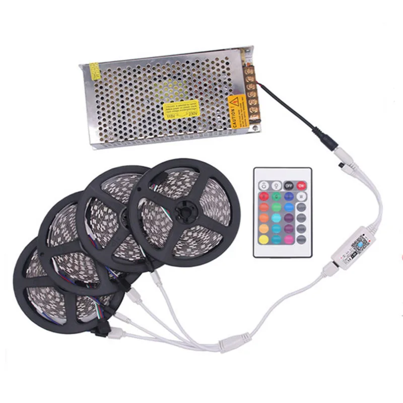 

WI-FI RGB светильник s 5050 SMD светодиоды лента прокладки СИД светильник 12 Вт водостойкый led неоновая лампа Bluetooth контроллер с 24 кнопками 220V Вход для ТВ