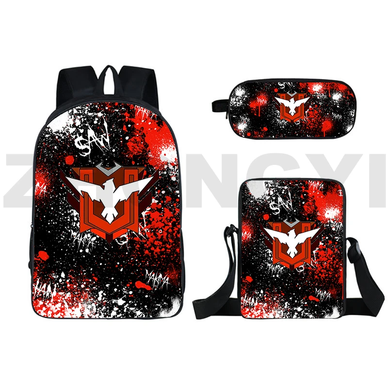 Модный холст Free Fire Garena 3D рюкзак 3 в 1 спортивный школьный для студентов колледжа