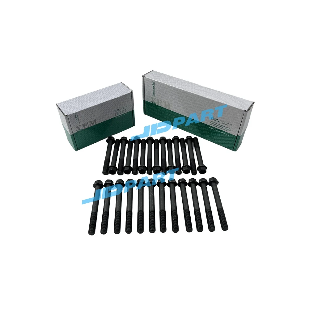 Хорошее качество новый болт головки блока цилиндров H06C для деталей двигателя Hino