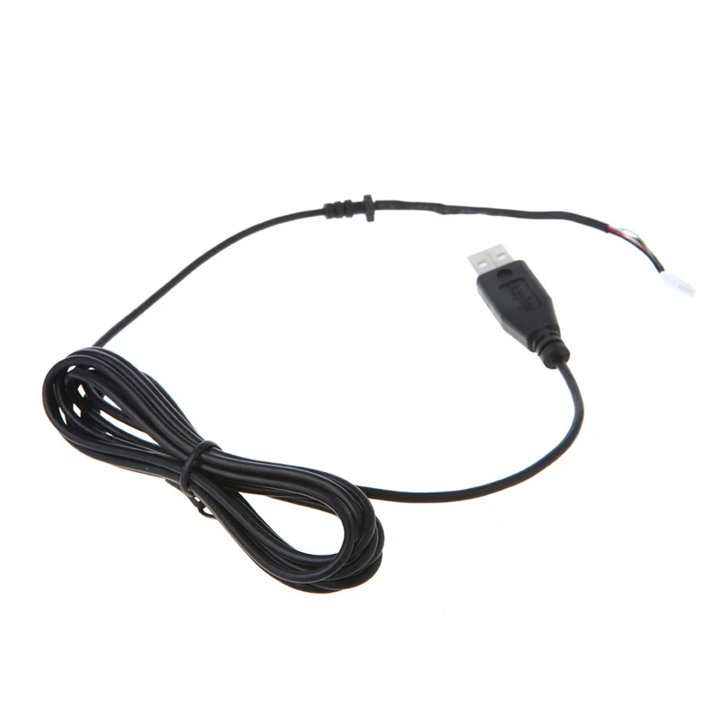 

Линия USB для мыши, 2 м USB-кабель для мыши, черный провод, запасные части для ремонта, для игровой мыши Ra zer DeathAdder 2014 1800DPI
