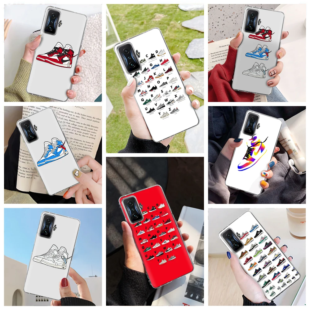 

Creative fashion sports A ir brand phone case For Redmi Xiao mi POCO K X M F3 4 40 GT PRO Gaming Silicone soft shell