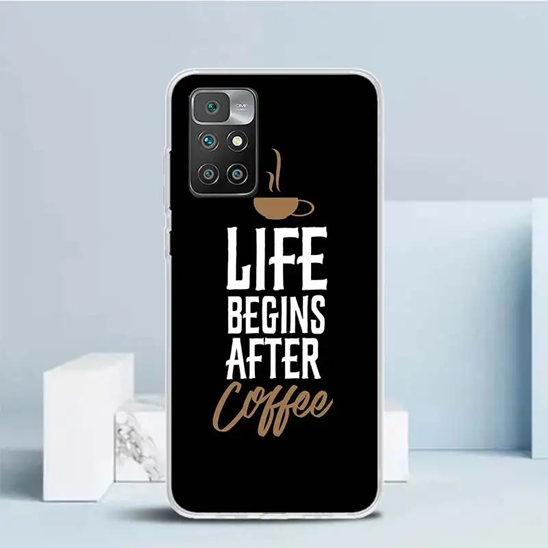 Coffee Wine Cup Soft Cover for Redmi 10 10A 10C 9 9A 9C 9T Print Phone Case 8 8A 7 7A K20 6 Pro 6A S2 K40 Pattern Coque images - 6
