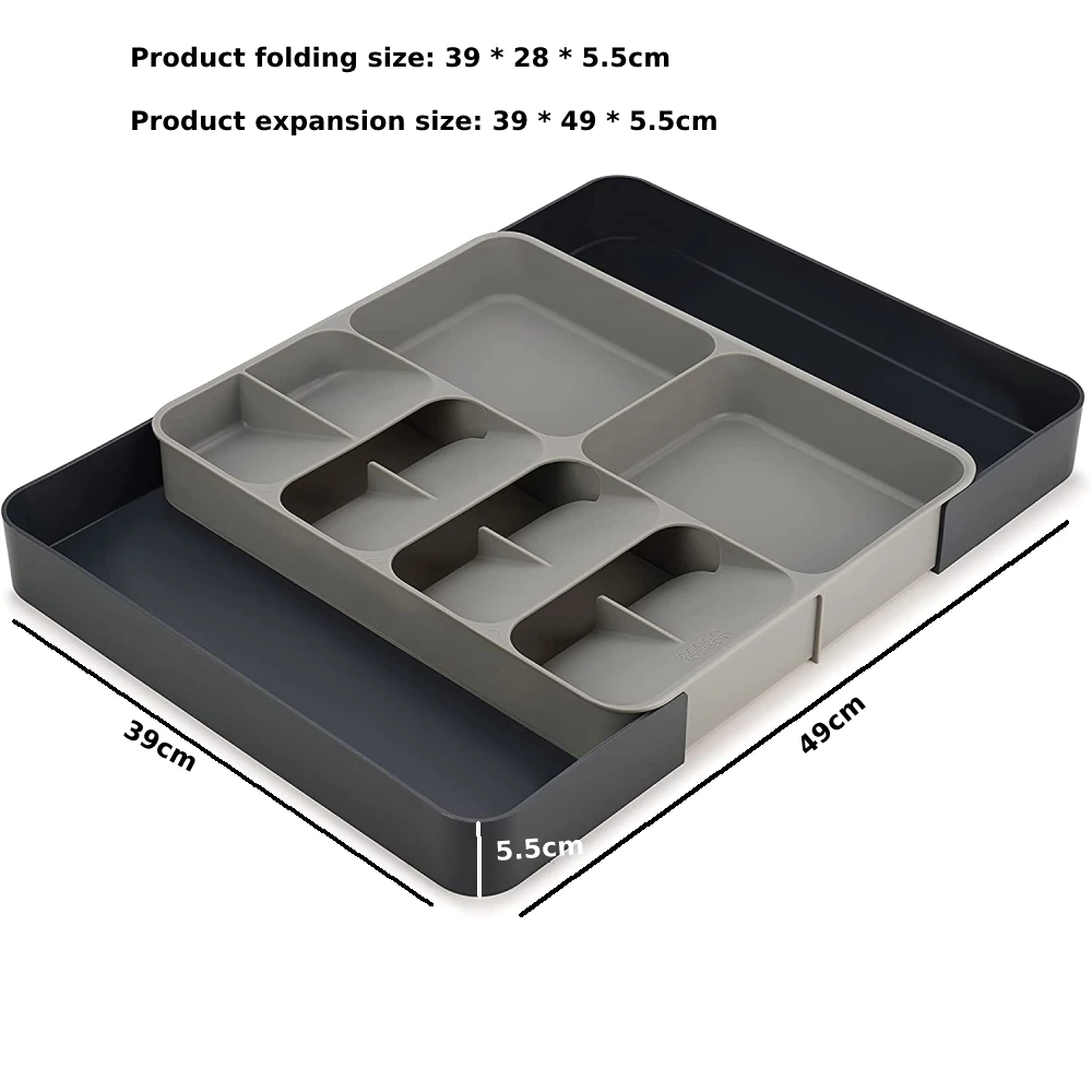 Контейнер для хранения кухонных столовых приборов пластиковый поднос посуда