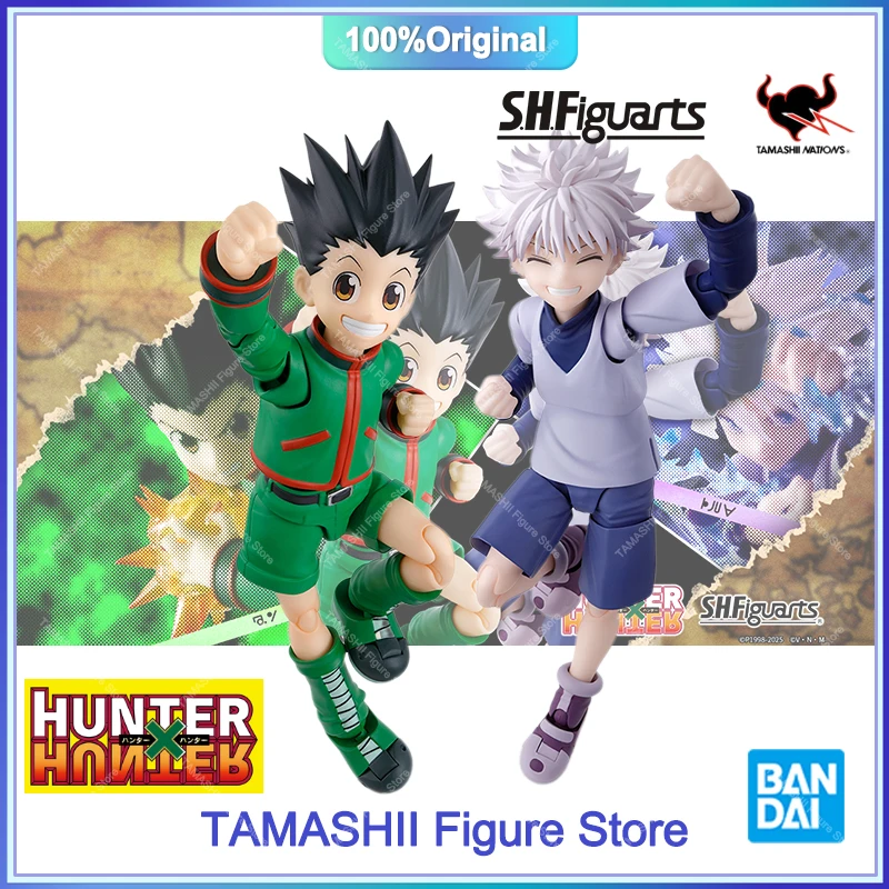 BANDAI Hunter X Hunter S.H.Figuarts Killua Zaoldyeck & GON FREECSS