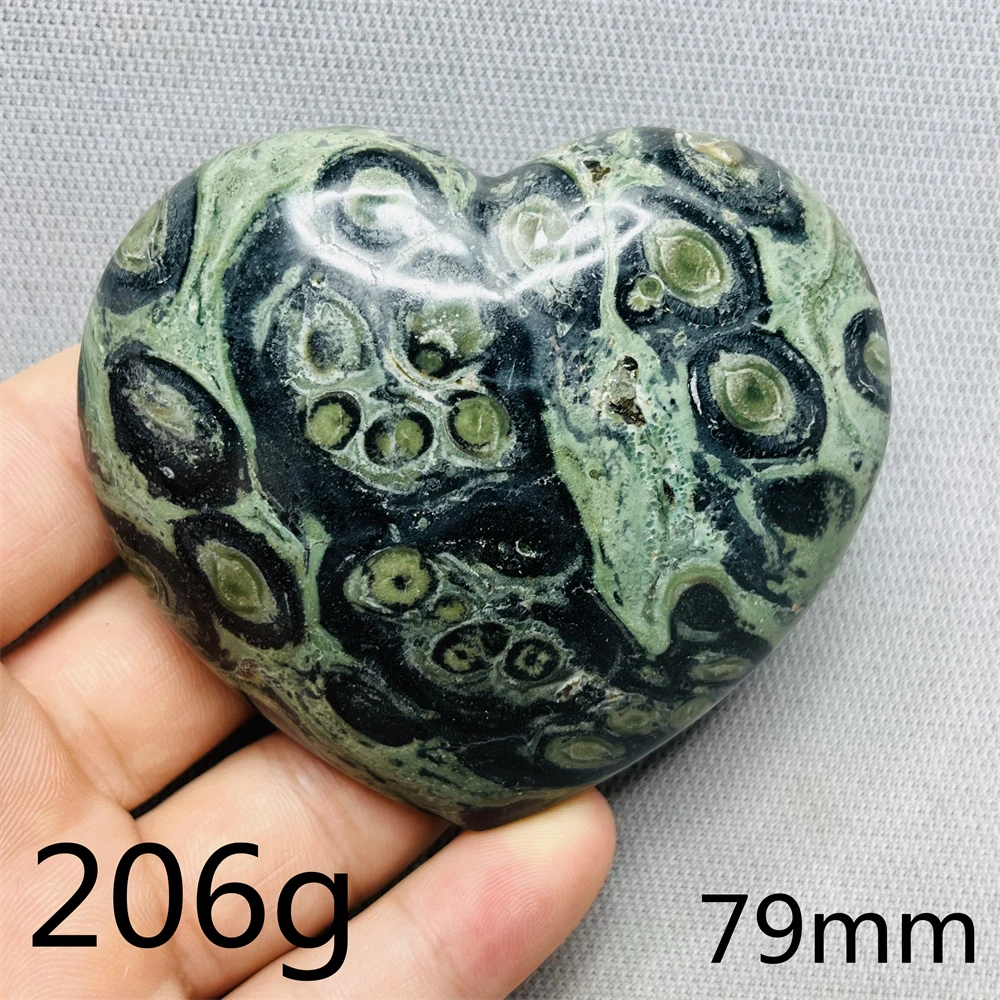 Природный драгоценный камень Kanbaba в форме сердца, полированное сердце, домашнее духовное украшение, столик, алтарь, медитационный камень, исцеление