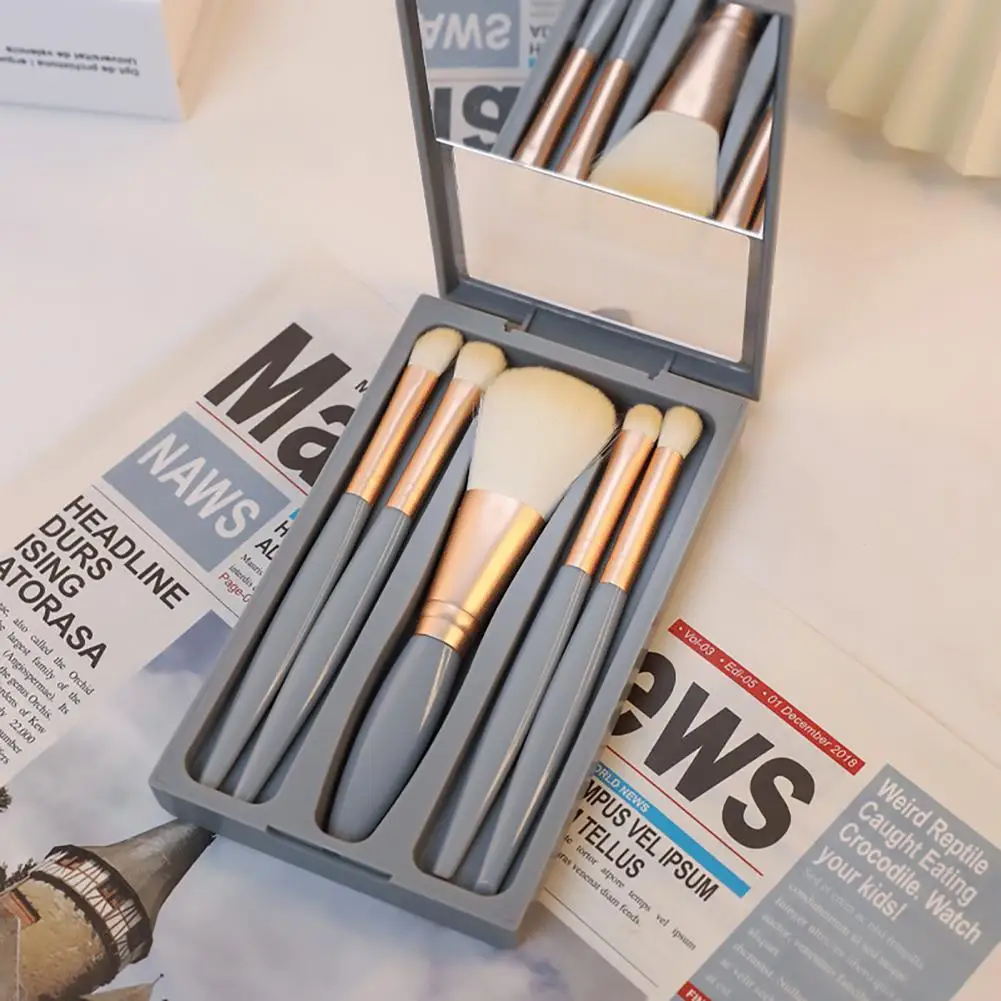 

Полезная Кисть для макияжа, хорошо держится, стойкая портативная кисть для теней, набор кистей для макияжа, Рассыпчатая кисть для пудры, инс...