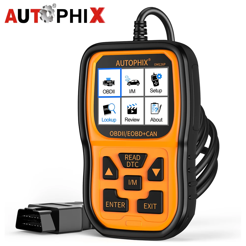 

Autophix OM126P OBD2 Scanner Code Reader OBDII Diagnostic EOBD JOBD Universal OBD 2 Car Engine Analyzer Automotive Scan Tools