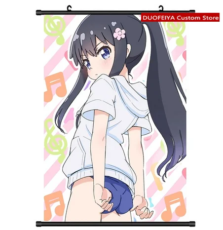Аниме Watashi ni Tenshi ga Maiorita! Noa Himesaka Hinata Hoshino настенный свиток рулонная картина постер