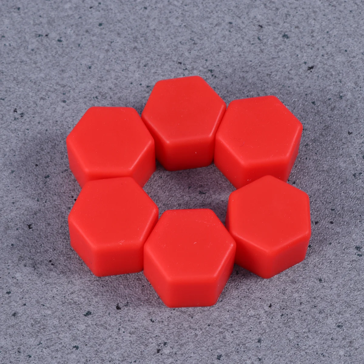 

20pcs Wheel Lug Nut Covers Bolts Covers Screw Protect Caps 21mm (Red)