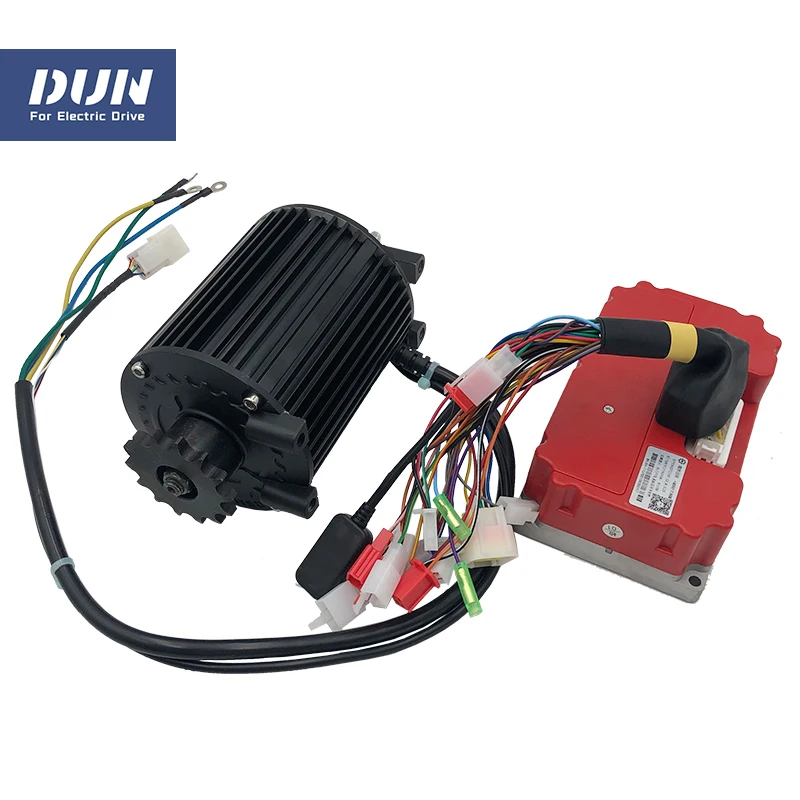 

QS90 1KW 72V 60KPH 3500RPM PMSM Mid Drive Motor Kits with Fardriver ND72240/ND72260 Sine Wave Controller