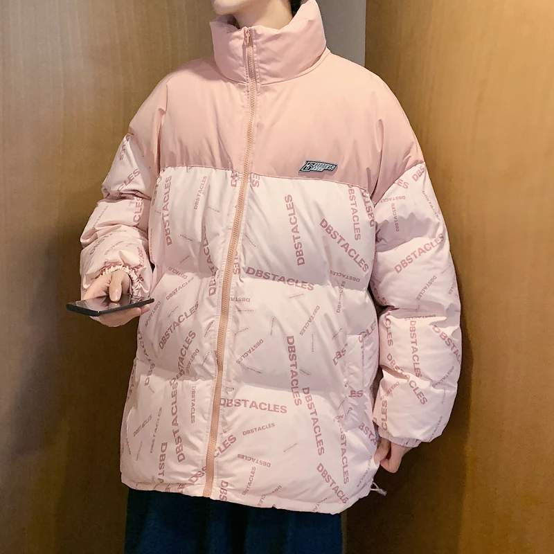 2022 Latest Cotton-padded Men's Winter Coat Youth Tide Brand Warm and Comfortable Windproof Cotton-padded Jacket Men's Clothes