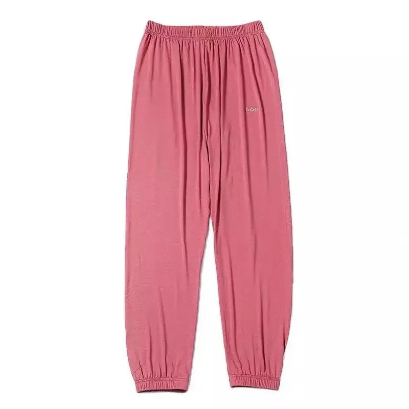 New Women Pantalones Spring Summer Modal Printed Letter House Pants Korean Casual Pajamas Pant Ladie's Sleepwear Trousers