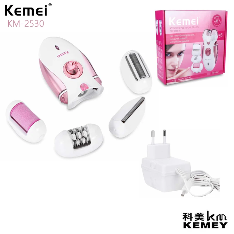 Female Waterproof Razor Hair Shaver Epilater And Callous Remover 4 In 1 T9 Tondeuse