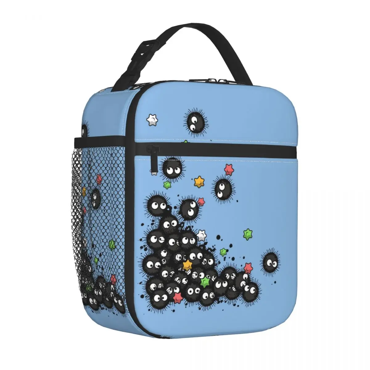 

Candy Soot Sprites Insulated Lunch Bags Leakproof Spirited Away Ghibli Meal Container Cooler Bag Tote Lunch Box College Outdoor